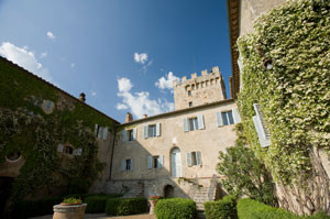 The villa at Spannocchia